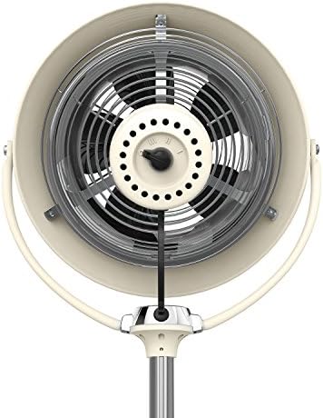VFAN Sr. Pedestal Fan, Vintage White, 3 Speeds, Adjustable Height, alternate view 5