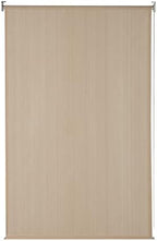 VICLLAX Outdoor Roller Shade (5' W×6' L), Patio Corded Roller Blinds, Exterior Roll Up Shade with Spliced Design, alternate