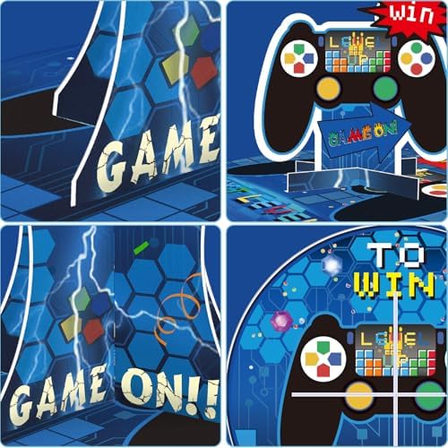 Video Game Cupcake Stand 3-Tier Video Game Party Supplies Game Theme in Video Game, alternate view 4