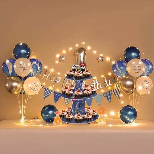 Video Game Cupcake Stand 3-Tier Video Game Party Supplies Game Theme in Video Game, alternate view 5