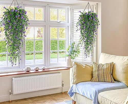 Vine Plant Fake Ferns Plants Large Faux Artificial Hanging Vines, alternate view 2