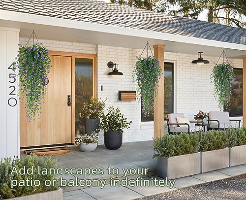Vine Plant Fake Ferns Plants Large Faux Artificial Hanging Vines, alternate view 6