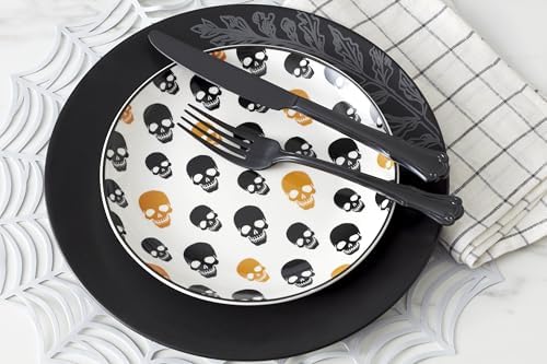 Vintro Halloween 4-Piece Accent Plates, Appetizer Plate Set for 4 in 4 Count in Accent Plates, alternate view 4