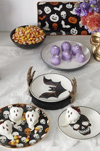 Vintro Halloween 4-Piece Accent Plates, Appetizer Plate Set for 4 in 4 Count in Accent Plates, alternate view 7