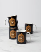 Vintro Halloween Porcelain Mug Set for 4, 10oz in 10 oz in Mugs, alternate view 3