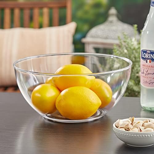 Vista Clear Plastic Salad and Serving 10-inch Bowls | set of 3 | Reusable, BPA-free, Made in the USA | 135 oz, alternate view