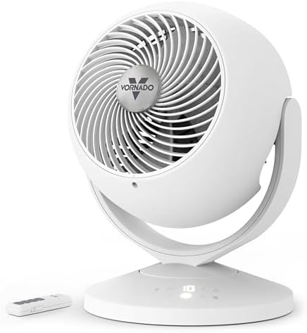 VORA 8 Large Air Circulator, OmniWave Oscillation, Remote, Timer