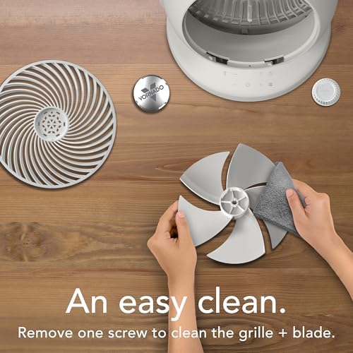VORA 8 Large Air Circulator, OmniWave Oscillation, Remote, Timer, alternate view 2