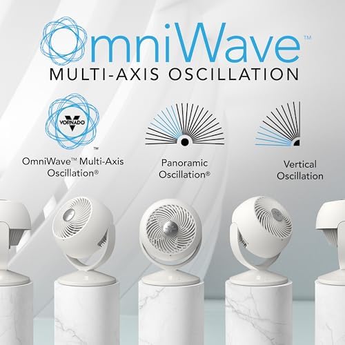 VORA 8 Large Air Circulator, OmniWave Oscillation, Remote, Timer, alternate view 3