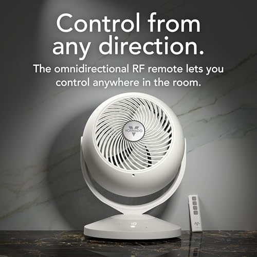 VORA 8 Large Air Circulator, OmniWave Oscillation, Remote, Timer, alternate view 6