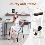 Waiting Room Chairs Fabric Stackable Chair Metal Frame with Lumbar Support and Thickened Seat Cushion for, alternate view 6