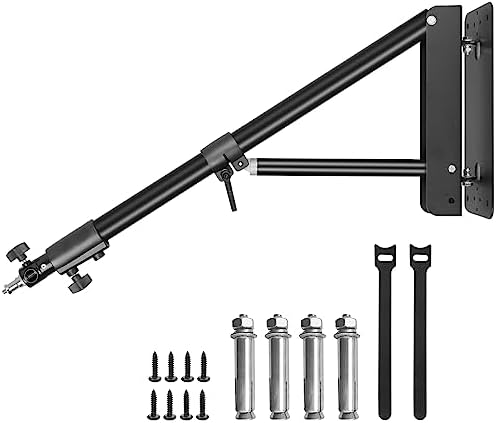 Wall Mount Boom Arm 51"/130cm Adjustable Support, 180° Rotation