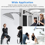 Wall Mount Boom Arm 51"/130cm Adjustable Support, 180° Rotation, alternate view 2