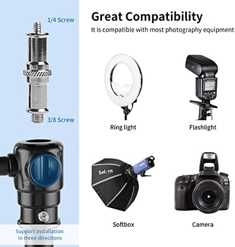 Wall Mount Triangle Boom Arm 39.37inch/100cm,180°Flexible Rotation, alternate view 5