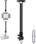 Wall Mounting Boom Arm 15-23.6 inches/38-60 Centimeters Adjustable Length with 1/4 inch to 3/8 inch Universal