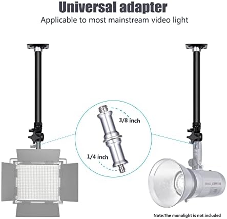 Wall Mounting Boom Arm 15-23.6 inches/38-60 Centimeters Adjustable Length with 1/4 inch to 3/8 inch Universal, alternate view