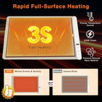 Warming Mat for Food 24"x15", Rapid and Full Surface Heating Khaki, alternate view 2