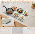 Warming Mat for Food 24"x15", Rapid and Full Surface Heating Khaki, alternate view 6