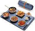 Warming Mat for Food (24"x16") - 3-Year Classic Electric Warming Tray with 3-Level Temp Control, Rapid Heating