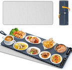 Warming Mat for Food - 7 Temps, 8H Timer, for Buffets Party Navy