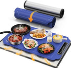 Warming Mat for Food, Electric Warmer Mat with Heat Resistant Pad