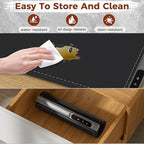Warming Mat for Food, Electric Warming Tray, 6 Temp, 23"x15", Black in Black, alternate view 7
