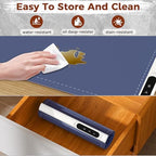 Warming Mat for Food, Electric Warming Tray, 6 Temp, 23"x15", Blue in Blue, alternate view 7