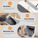 Warming Mat for Food - Electric Warming Tray with 7-Level Temp Settings & 6 Hours Timer, Full Surface Graphene, alternate