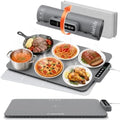 Warming Mat for Food - Electric Warming Tray with Heat-Insulation Pad, 4-Level Temperature Settings & Hours
