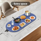Warming Mat for Food Extra Large,36"x15" Food Warming Mats for Countertops, Parties, and Daily Use with Timer, alternate view