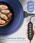 Warming Mat for Food Extra Large,36"x15" Food Warming Mats for Countertops, Parties, and Daily Use with Timer, alternate view