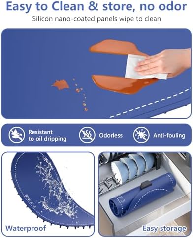 Warming Mat for Food Extra Large,36"x15" Food Warming Mats for Countertops, Parties, and Daily Use with Timer, alternate view
