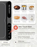 Warming Mat for Food Extra Large 40" x 15" with Insulation Pad in 40" X 15" Starry Gray, alternate view 3