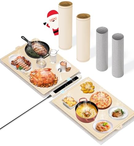 Warming Mat for Food Extra Large: 48"X16" Adjustable Silicone Food Warming Mat Heating Pad Food Warming Pad for