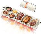 Warming Mat for Food, Extra Large 49"x15", 7 Heat Levels, 8 Hour Timer