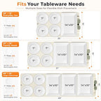Warming Mat for Food, Extra Large 49"x15", 7 Heat Levels, 8 Hour Timer, alternate view 3