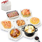 Warming Mat for Food, Fast Heat, 4 Temperature Set, 4-Hour Timer