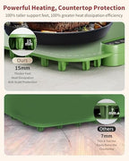 Warming Mat for Food, Upgraded Fast-Heating Electric Warming Tray with 7 Temp Levels & 8 Timers, Buffet Raised, alternate