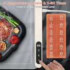 Warming Mat for Food with Heat Resistant Pad, Prevent Countertop Cracks, Keep Meal Warm, Rapid and Full Surface, alternate
