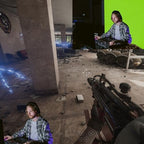 WASJOYE 81.5 x 83 in Large Green Screen, Retractable Chroma Key Panel, alternate view 7