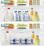 Water Bottle Organizer for Refrigerator & Pantry, Stackable (4 Pack), alternate view 6