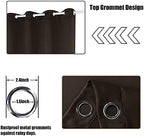 Waterproof Indoor/Outdoor Curtains for Patio Thermal Insulated in Chocolate, alternate view 4