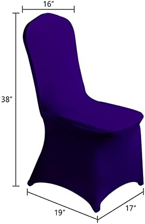 Waterproof Spandex Chair Cover 12PCS, Stretch Dining Chair Covers, Polyester Outdoor Chair Covers, Protector, alternate view