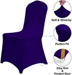 Waterproof Spandex Chair Cover 12PCS, Stretch Dining Chair Covers, Polyester Outdoor Chair Covers, Protector, alternate view