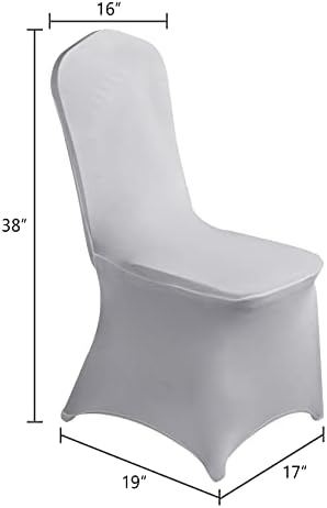 Waterproof Spandex Chair Cover 12PCS, Stretch Dining Chair Covers, Polyester Outdoor Chair Covers, Protector, alternate view