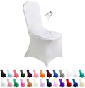 Waterproof Spandex Chair Cover 25PCS, Stretch Dining Chair Covers, Polyester Outdoor Chair Covers, Protector
