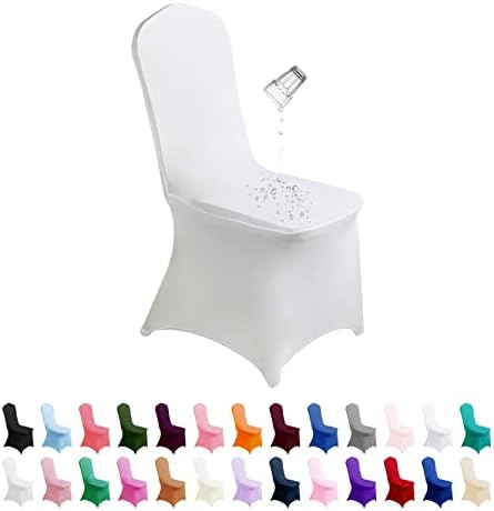 Waterproof Spandex Chair Cover 25PCS, Stretch Dining Chair Covers, Polyester Outdoor Chair Covers, Protector