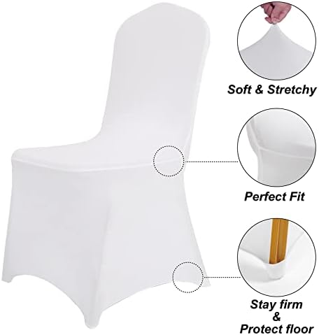 Waterproof Spandex Chair Cover 25PCS, Stretch Dining Chair Covers, Polyester Outdoor Chair Covers, Protector, alternate view