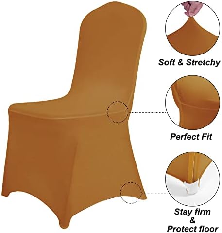 Waterproof Spandex Chair Cover 25PCS, Stretch Dining Chair Covers, Polyester Outdoor Chair Covers, Protector, alternate view