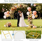 Wedding Arch 6.6FTx3.5FT Garden Trellis for Climbing Plants, alternate view 5